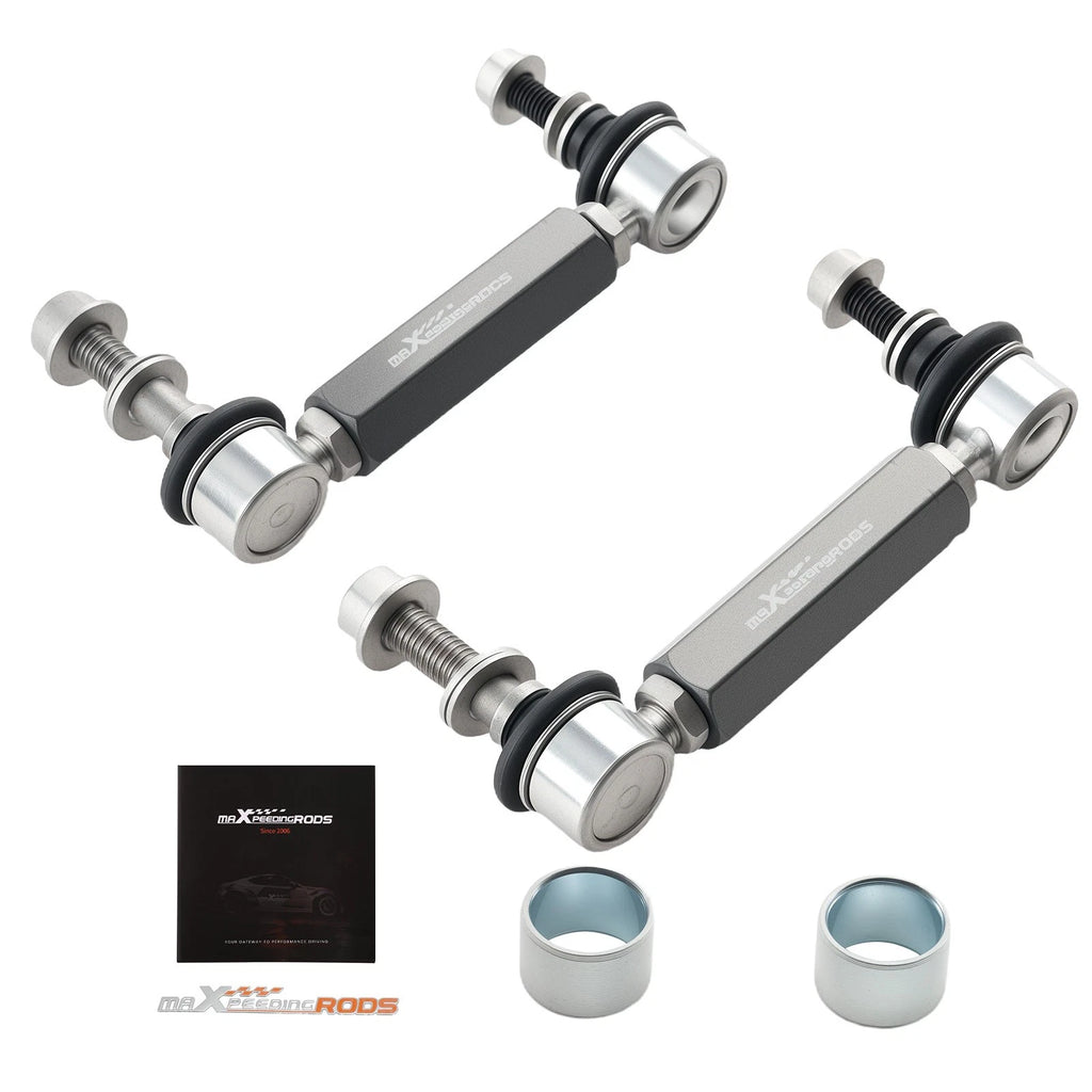 2x Adjustable Front Sway Bar End Links 0-3" Lift For Toyota FJ Cruiser 2007-2014