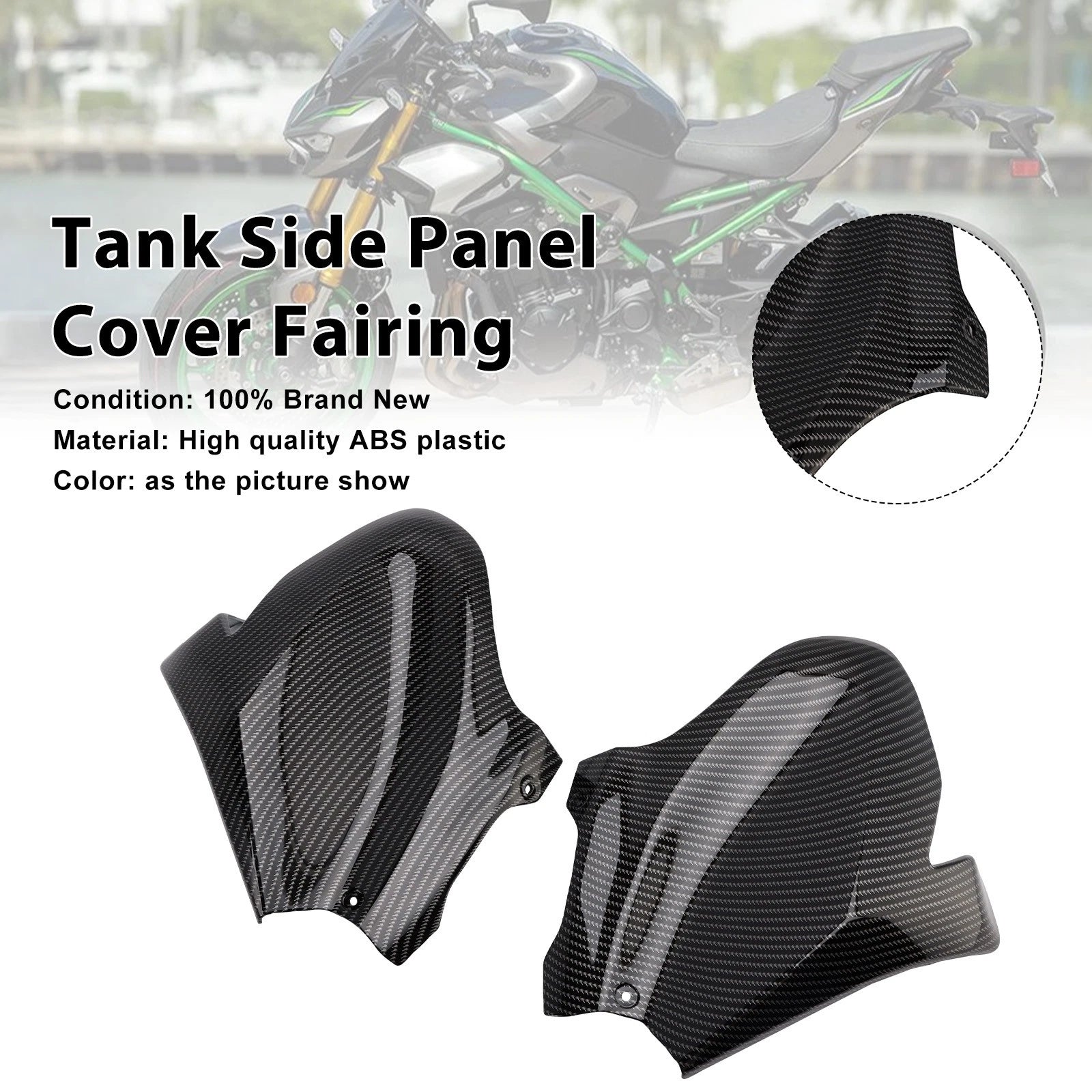 Tank Side Cover Panel Fairing for Kawasaki Z900 (2025–2026)