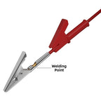 4mm Banana to Crocodile Clip Test Wire for Labs (15A)