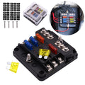 6-Way Fuse Holder Box with LED Indicator for Car Marine