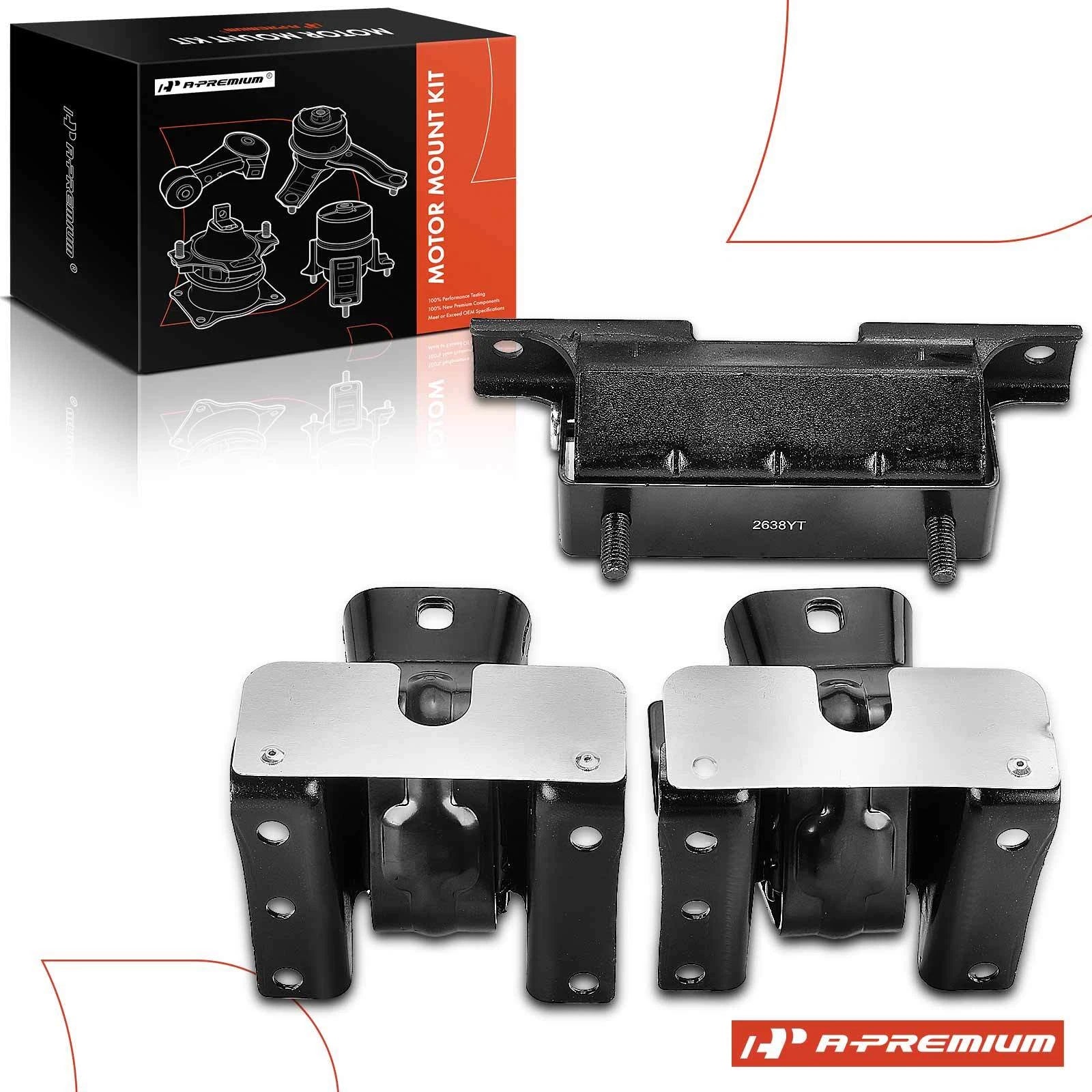 3X Engine Motor & Transmission Mount for Chevrolet Silverado 1500 (1999â2007)