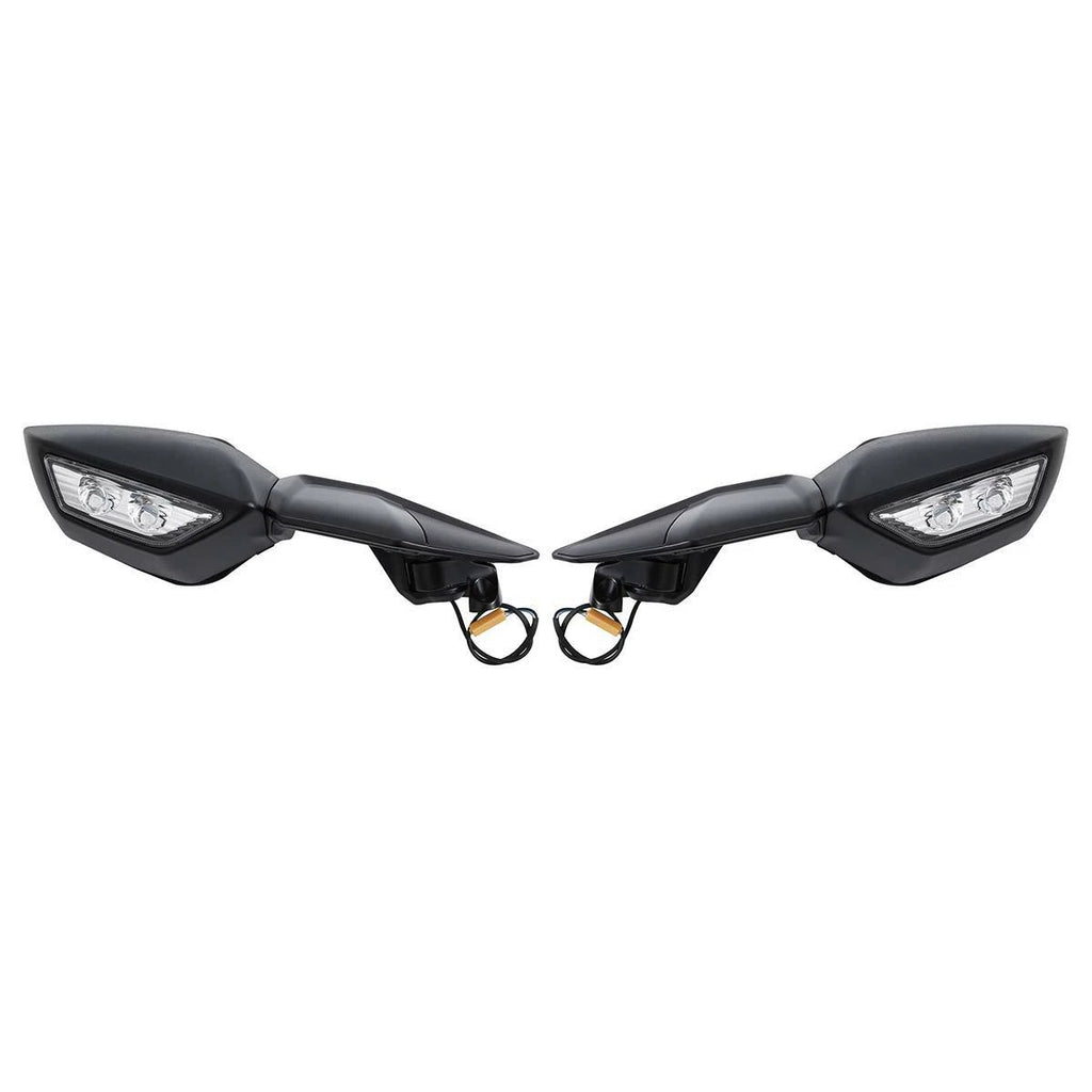 Rear View Mirrors with LED Turn Signals for Kawasaki Ninja H2 (2015–2024)