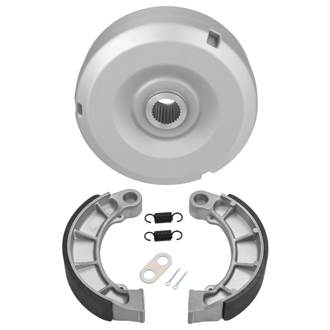 Rear Brake Drum Hub & Shoes for Honda Rancher 350 TRX350FE/FM/TE/TM (2000–2006)
