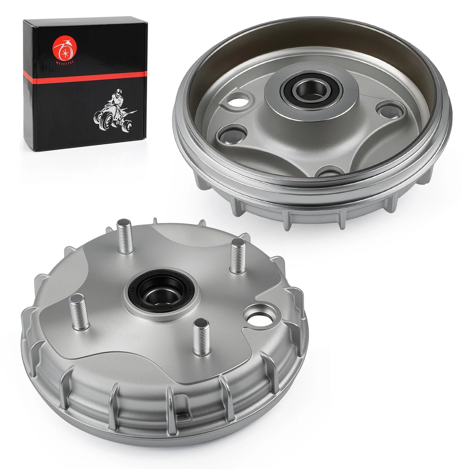 2 x Front Brake Drum for Honda Rancher 350 2x4 ES TRX350TE (2000–2006)