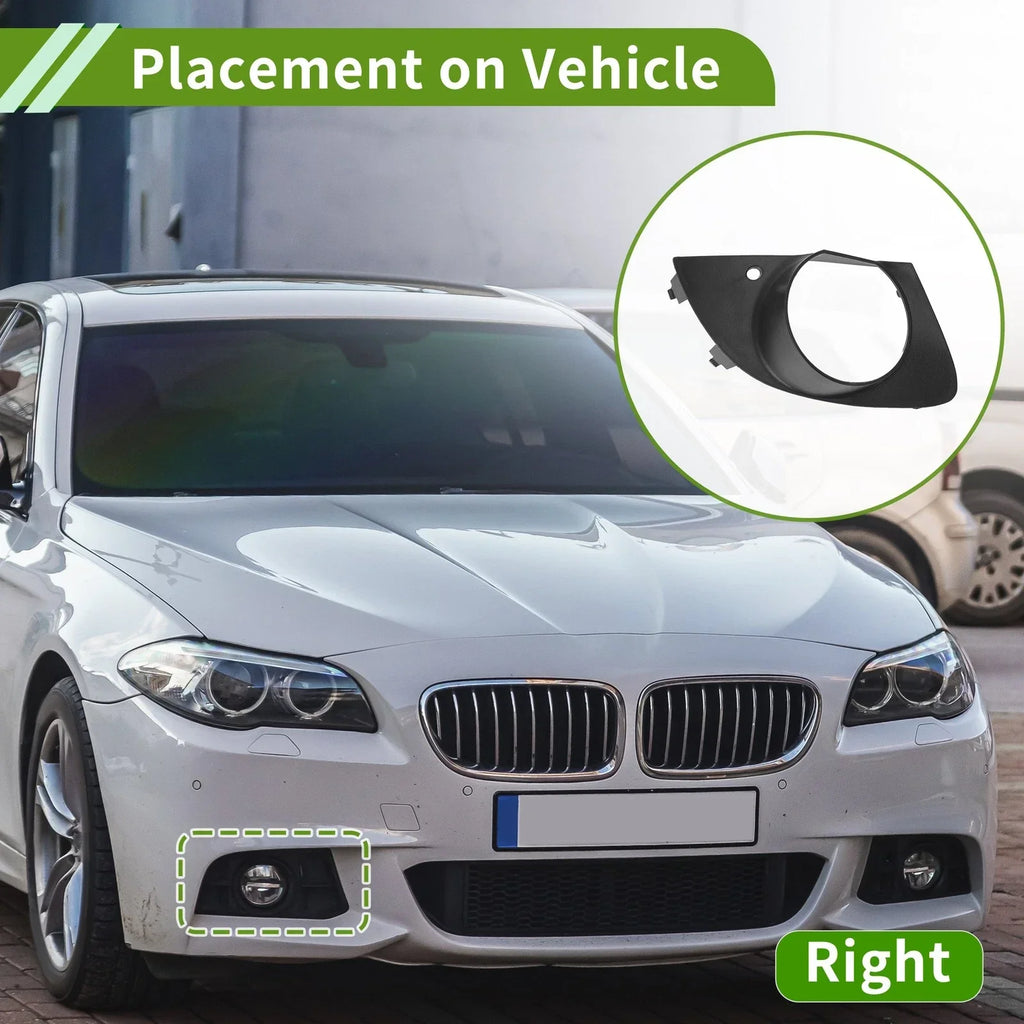1 Pc Car Front Right Fog Light Grill for BMW E65 E66 Black (2006-2008)