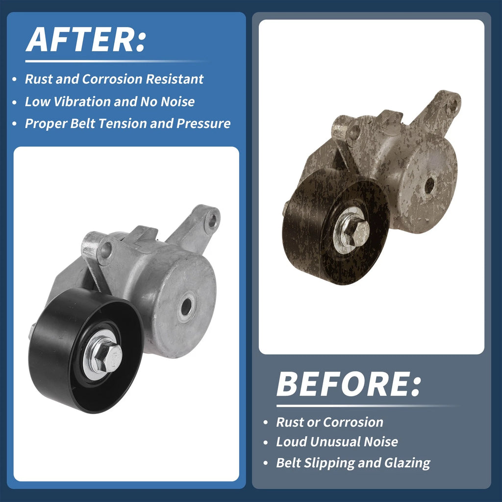 Belt Tensioner for Hyundai Verna (2015–2020) No. 2528104600 Metal 1 Pc