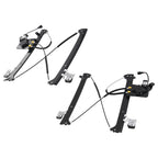 Set of 2 Window Regulators with Motor for Chevy Silverado GMC Sierra Yukon (2001–2007)
