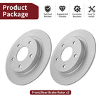 2X Rear Brake Rotor 1914169 for Polaris XPEDITION XP 5, ADV 5 (2024–2025)