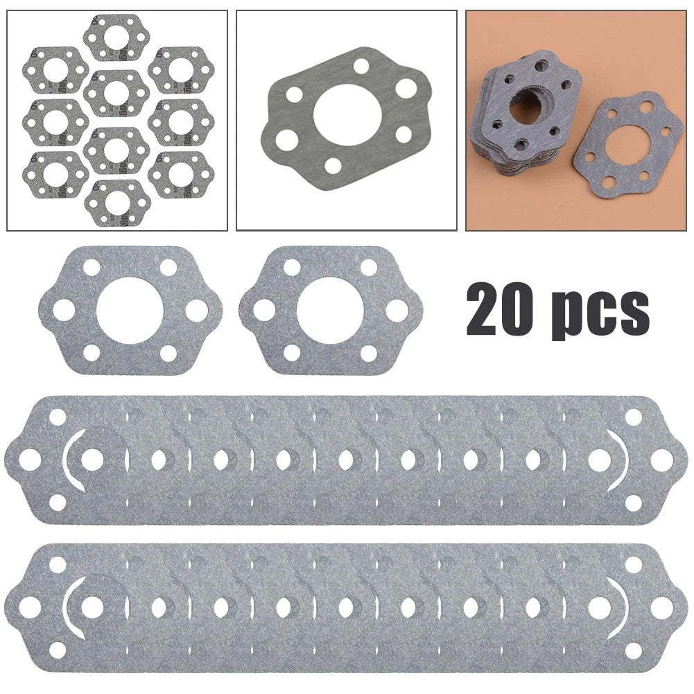 20X Intake Manifold Gasket for Carburetor (4.3x3cm)