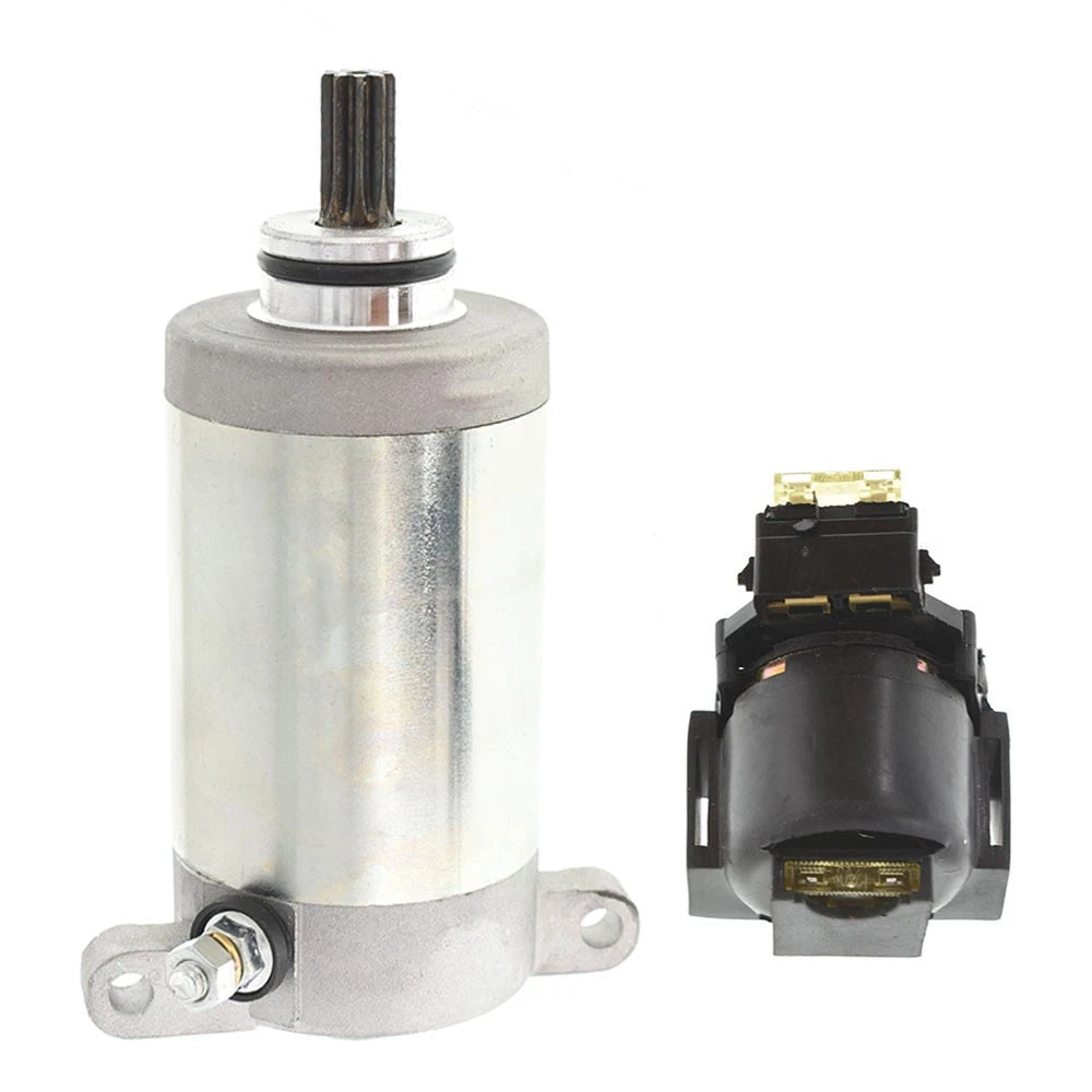 Starter & Relay Solenoid for Kawasaki Bayou 220 (1988-2002)