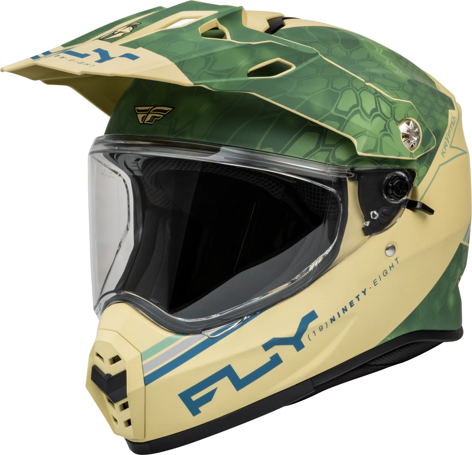 Fly Racing Trekker Helmet for (X-Small, Matte Tan/Sage/Black)