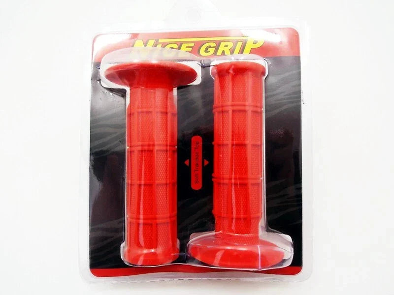 Red Hand Grip Set for Honda CR125 ( Left & Right)