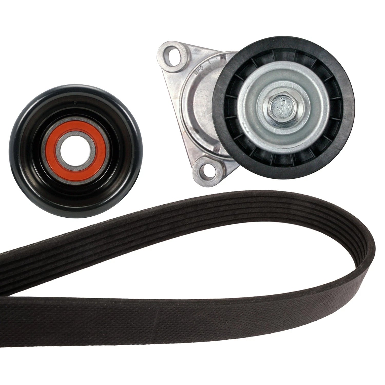 Drive Belt Idler Pulley Tensioner Kit for Mazda 6 i (2003–2005) L4 2.3L