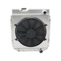 3 Row Aluminum Radiator with Fan Shroud for Ford Mustang Falcon (1964–1966)