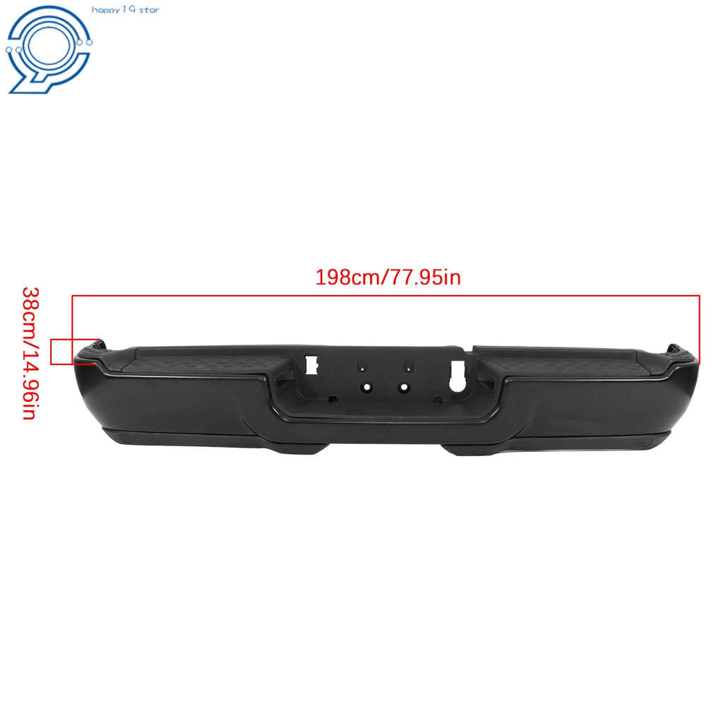 Rear Step Bumper Assembly for RAM 2500 3500 (2019-2024) Primered Black