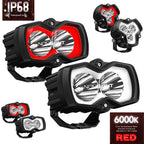 LED Pod Work Lights for Jeep Truck SUV (3/4.5")