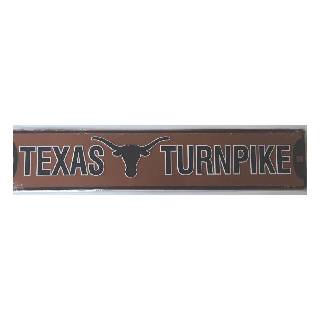 Texas Longhorns Metal Street Sign 24" x 5" for Texas Turnpike Road