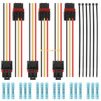 6X Pulse Power Bus Bar Plug Pigtail Connector for Polaris RZR PRO Ranger 1000 XP (2019–2023)