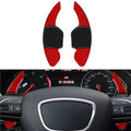 Steering Wheel Shift Paddle Extensions  Red for Audi A3 A4 A5 A6 A7 A8 Q5 Q7 S3 S5