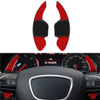 Steering Wheel Shift Paddle Extensions  Red for Audi A3 A4 A5 A6 A7 A8 Q5 Q7 S3 S5