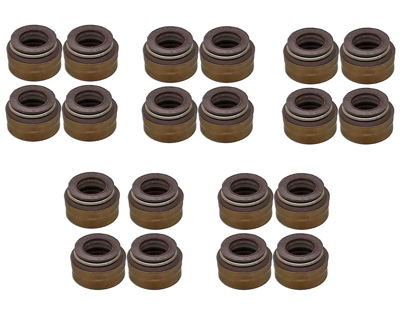 Set of 5 Valve Stem Seals Kit for Mercedes W163 W209 W210 R170