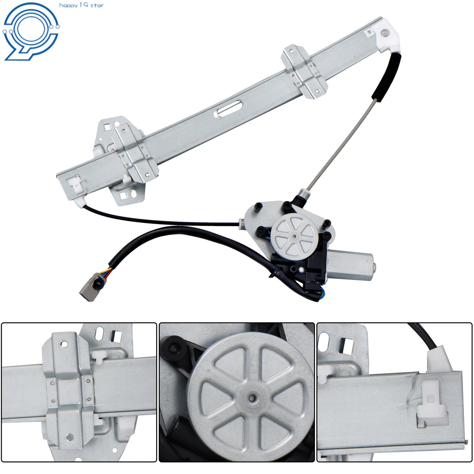 Power Window Regulator for Acura EL Sedan (1997–2000) Front Left with Motor