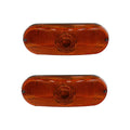 Set of 2 Turn Signal Lamps D135384 for Case Forklift 585G 586G 588G 586H 588H
