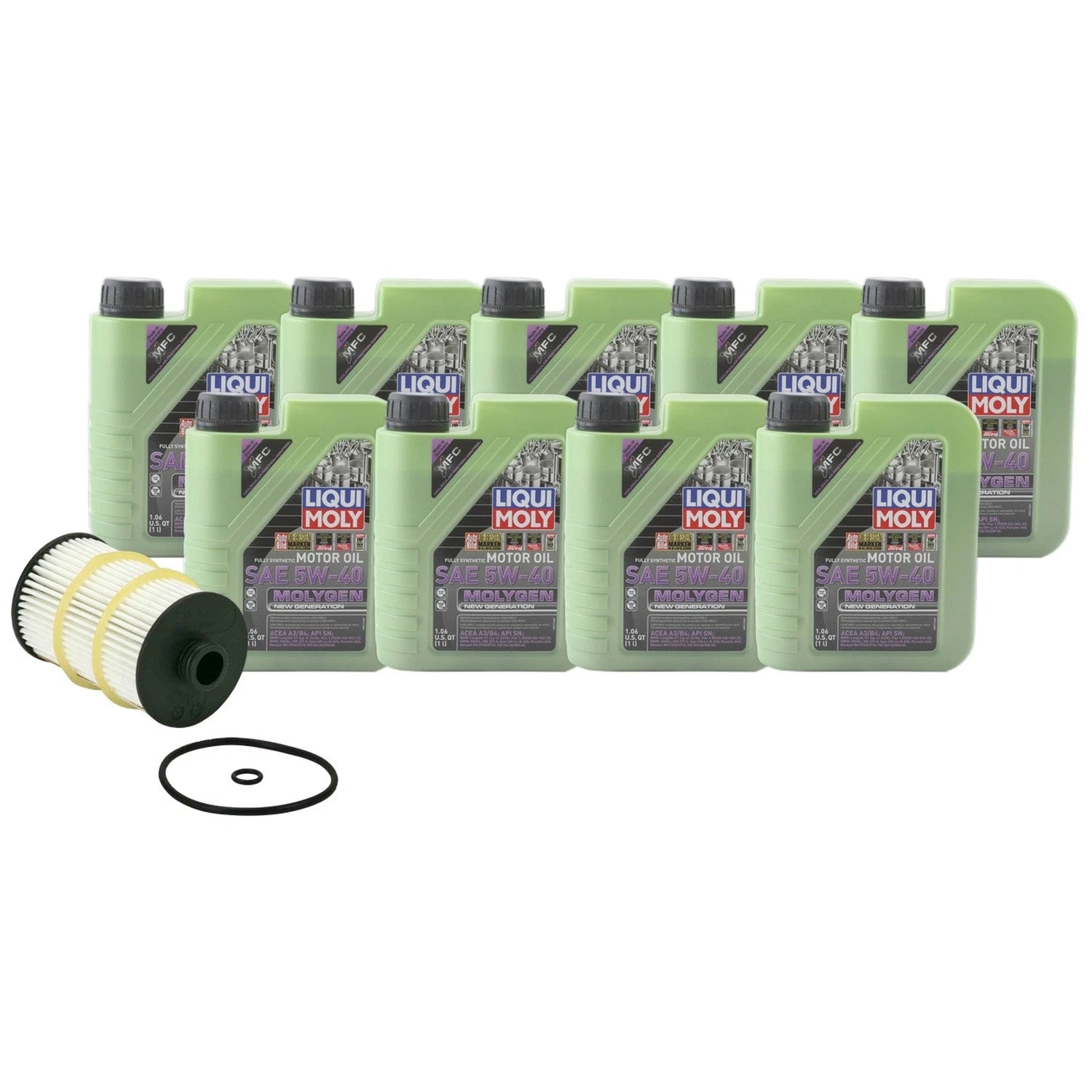 Liqui Moly Molygen 5W-40 Engine Oil Change Kit for Audi RS7 S6 S7 S8 (2013–2020)