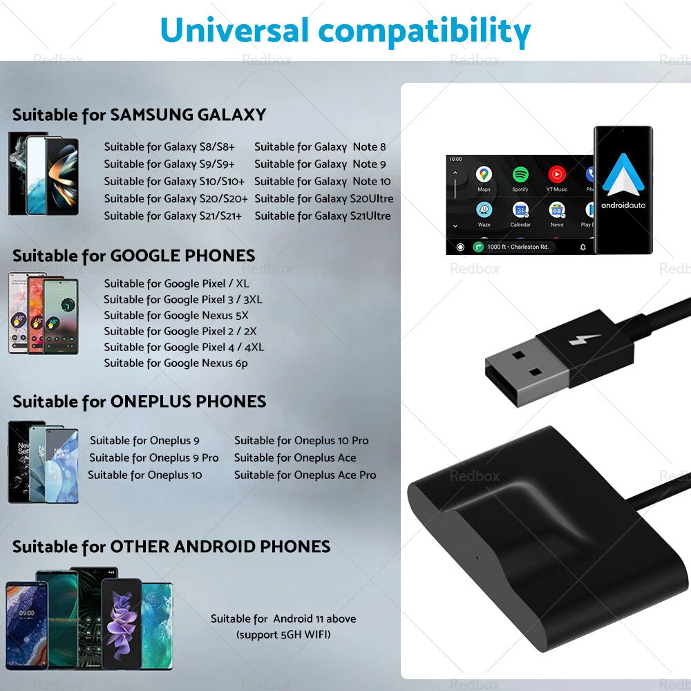 Wireless CarPlay Adapter for Most Vehicles (2016–2023)