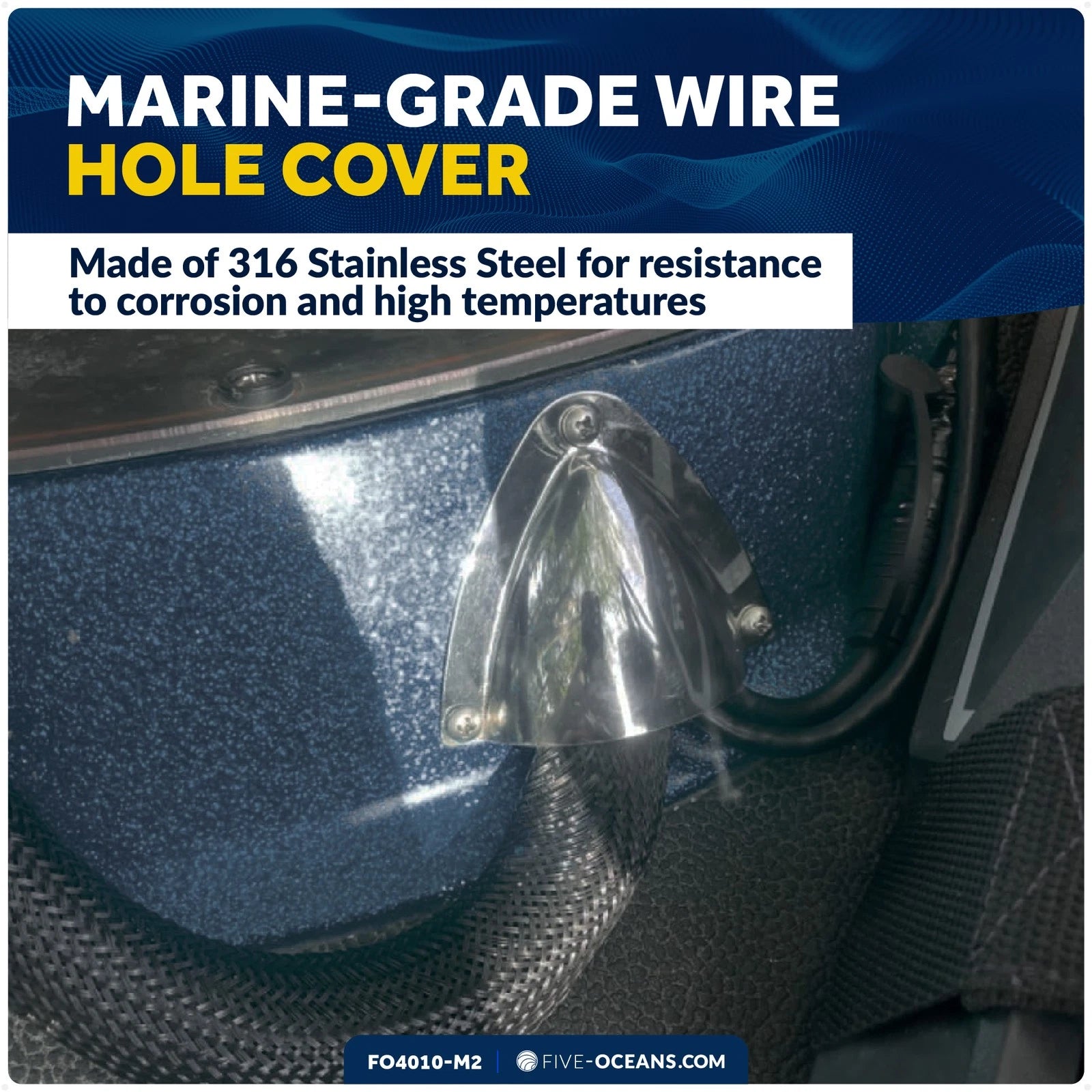 2X Stainless Steel Clamshell Vent Cover Base for