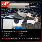 Front Right Catalytic Converter for Toyota 4Runner (2013-2023)