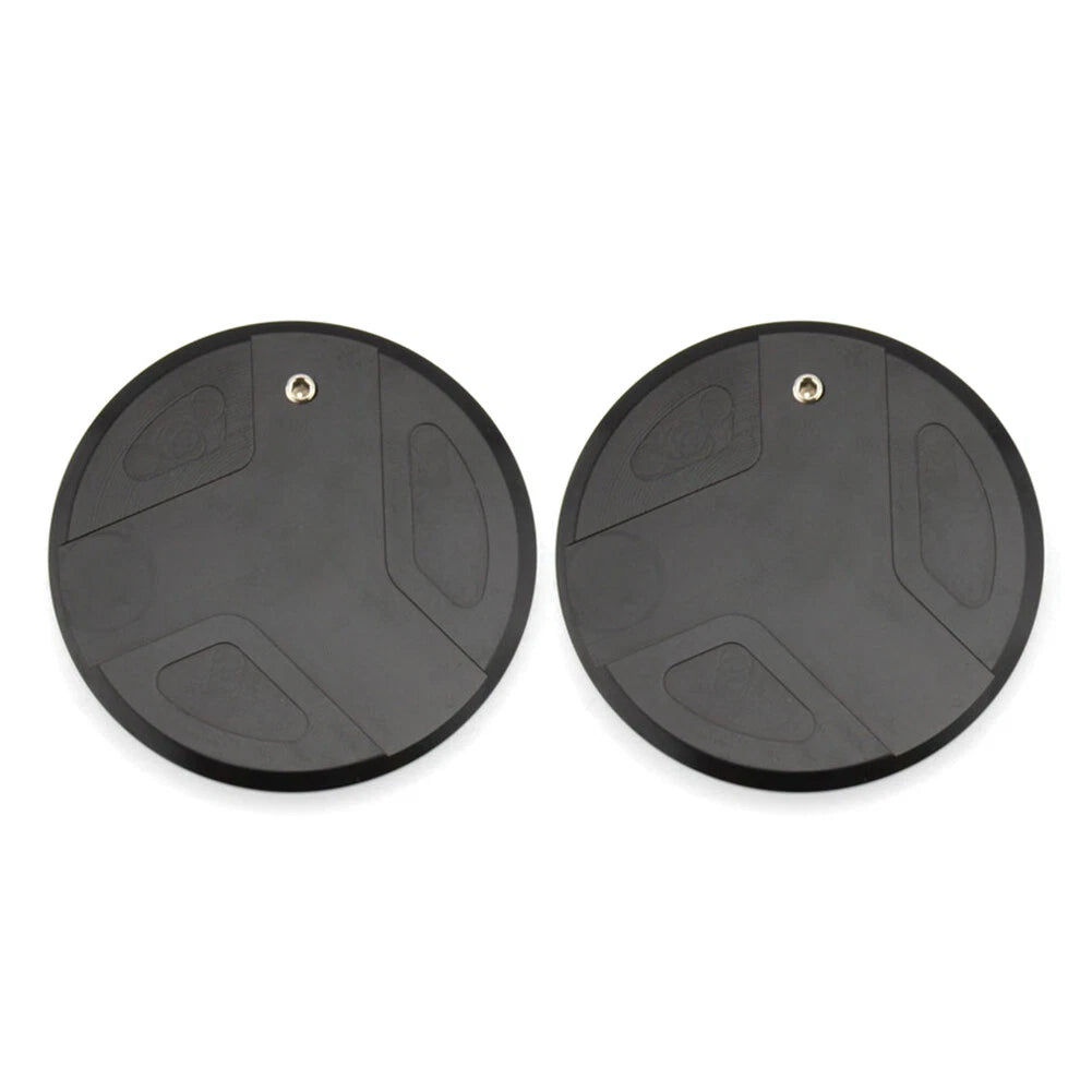 2X Black Frame Hole Caps for BMW R1200GS LC Adventure R1250GS (2013–2023)