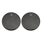 2X Black Frame Hole Caps for BMW R1200GS LC Adventure R1250GS (2013–2023)