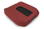 Leather Console Lid Bucket Cover for Chevrolet Silverado (2019–2020) Red