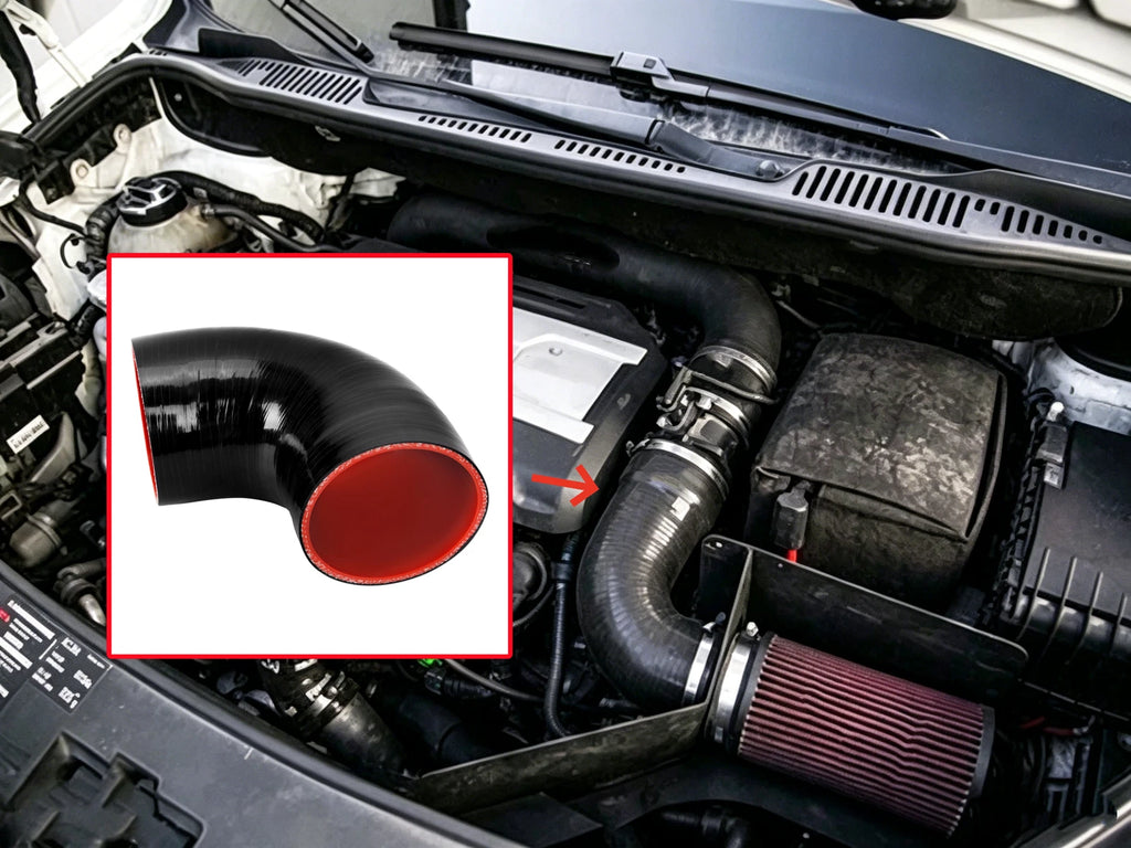 Silicone Hose Elbow Coupler Intercooler Joiner Pipe 3.0" 90 Degree for
