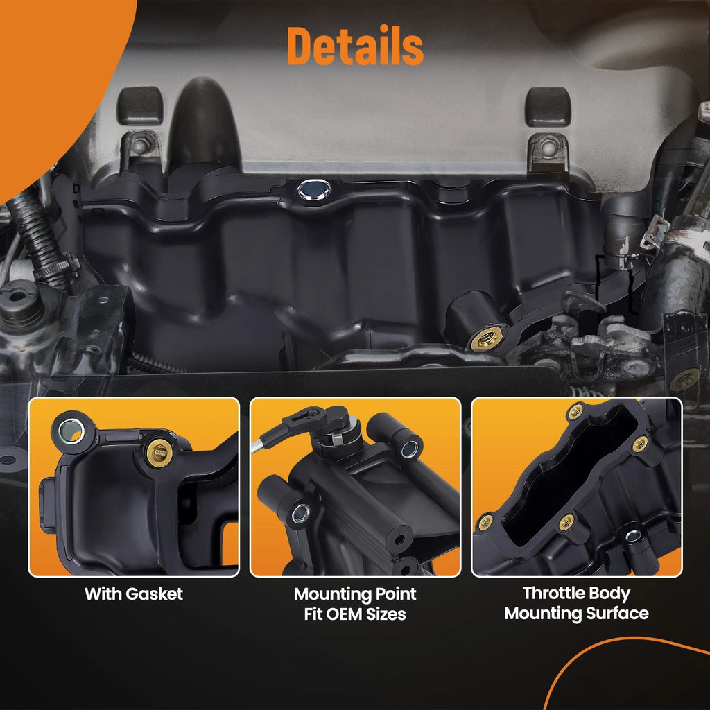 Left & Right Air Intake Manifold Set for VW Touareg Phaeton Audi A4 A6 A8 (2010–2016)