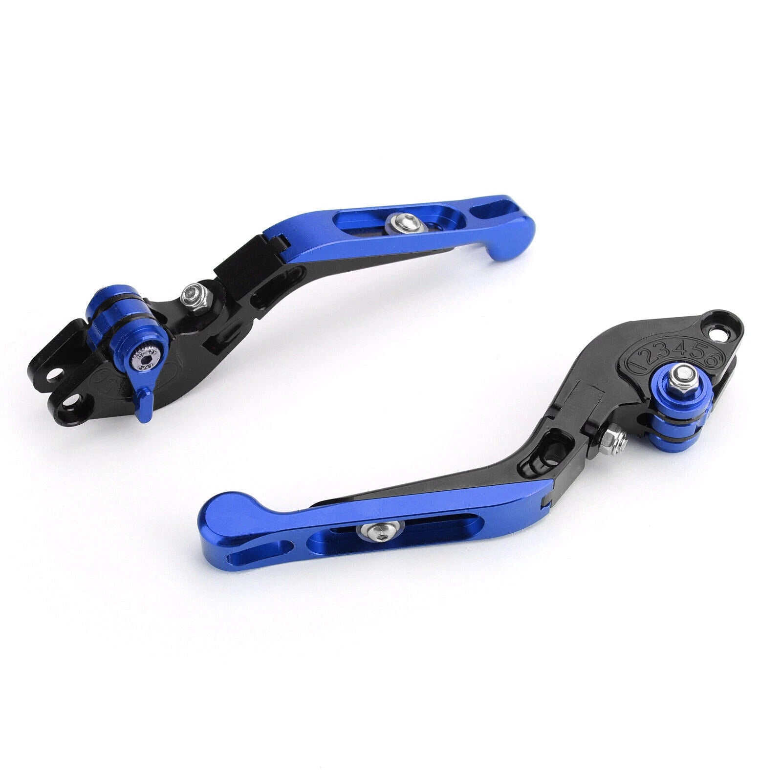Adjustable Folding Brake & Clutch Lever for KTM 390 (2019) - Blue T9