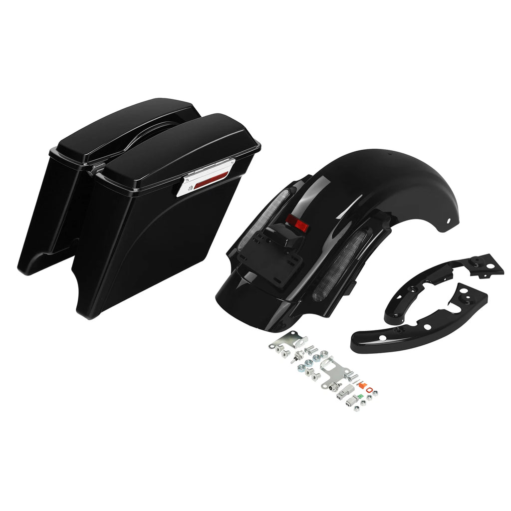 Saddlebags & Rear Fender for Harley Touring Road King Street Glide (2009–2013)