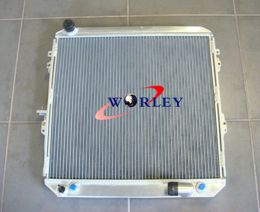 Aluminum Radiator & Fan Shroud for Toyota Surf Hilux 2.4/2.0 LN130 Diesel (1988-1997)