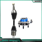 Front Left Wheel Hub Bearing & CV Axle Shaft for Pontiac Grand Prix