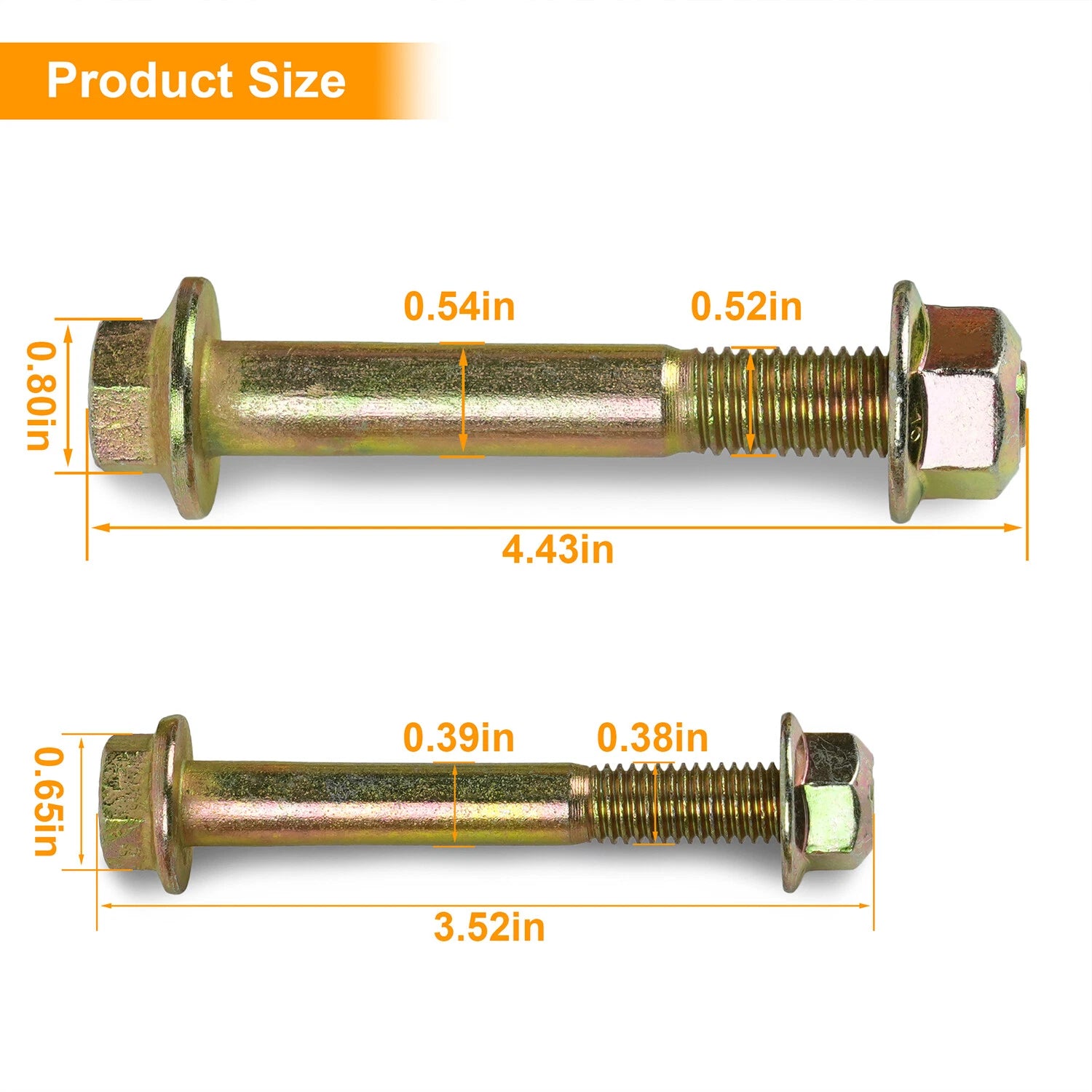 Control Arm Bolts for Jeep Wrangler TJ/LJ (1997–2006)