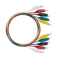 5 Pack Colorful 45cm Alligator Clip Test Leads for Device Testing
