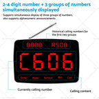 Wireless Restaurant Pager System 10-Buzzer for Food Truck Cafe Club