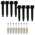 Set of 8 Ignition Coils & Spark Plugs for Lexus GX460, Toyota Tundra V8