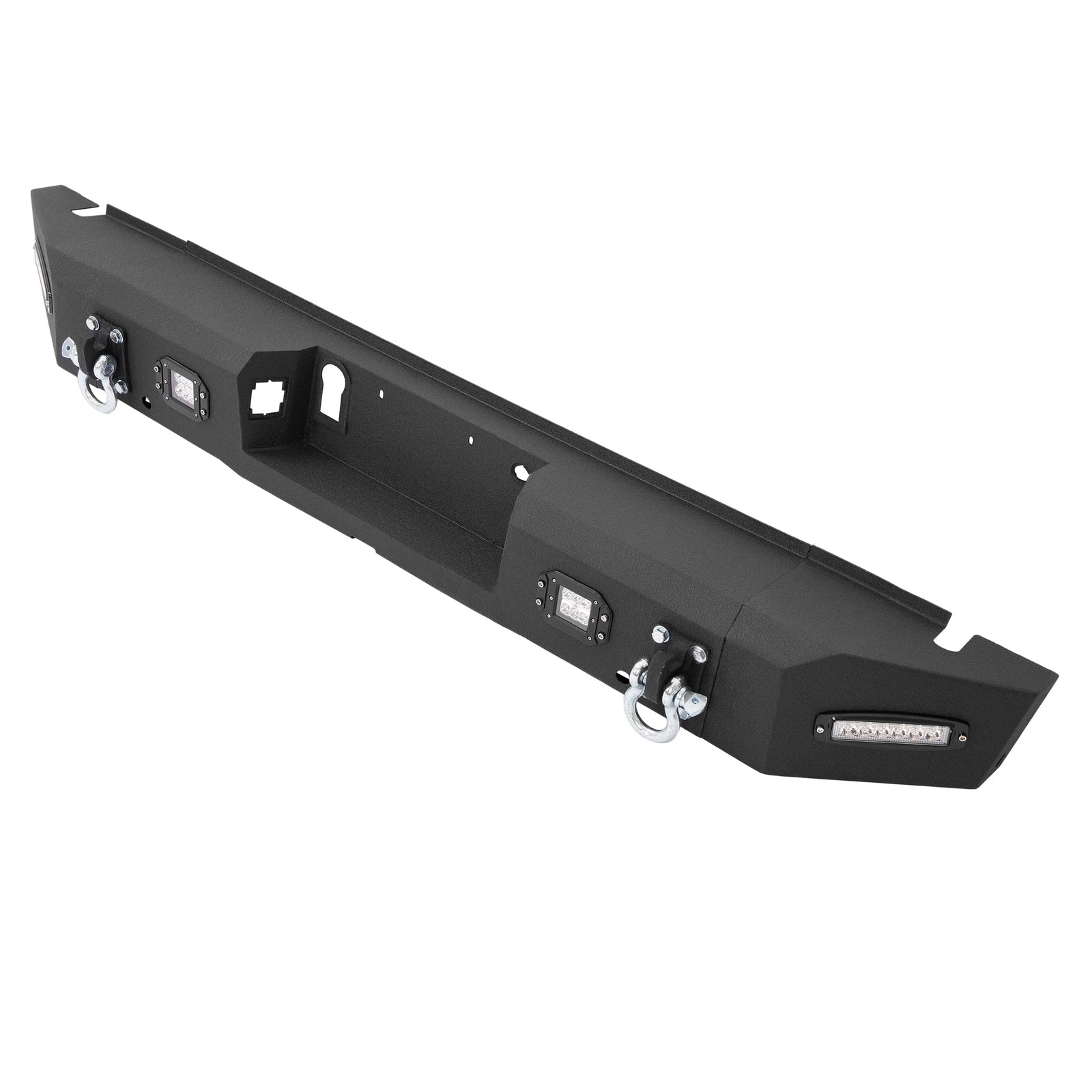 Heavy Duty Steel Rear Step Bumper with LED for Ford F150 (2015–2020)