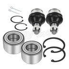 Front Wheel Bearing Ball Joint Kit for Kawasaki KAF820 Mule Pro FX FXT (2015–2023)
