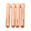 Set of 4 TIG Welding Torch Collets for (10N22, 10N23, 10N24, 10N25)