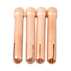 Set of 4 TIG Welding Torch Collets for (10N22, 10N23, 10N24, 10N25)