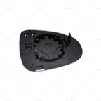 Heated Convex Mirror Glass w/ Base for VW Touareg 7P (2007–2018) Left