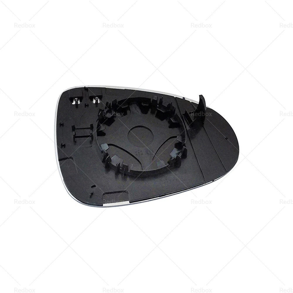 Heated Convex Mirror Glass w/ Base for VW Touareg 7P (2007–2018) Left